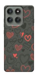 Чехол itsPrint Милые сердца для Motorola Edge 60 Pro
