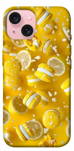 Чехол itsPrint Лимонный взрыв для Apple iPhone 15 (6.1")