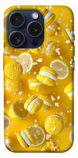 Чехол itsPrint Лимонный взрыв для Apple iPhone 15 Pro (6.1")