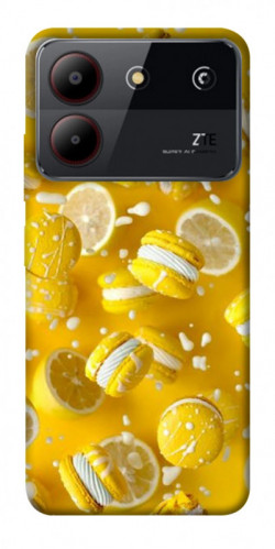 Чехол itsPrint Лимонный взрыв для ZTE Blade A54 4G