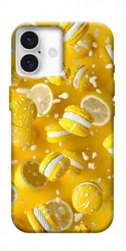 Чехол itsPrint Лимонный взрыв для Apple iPhone 16 Plus (6.7")