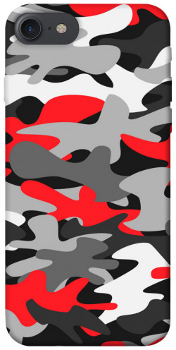 Чохол itsPrint Червоно-сірий камуфляж для Apple iPhone 7 / 8 (4.7")