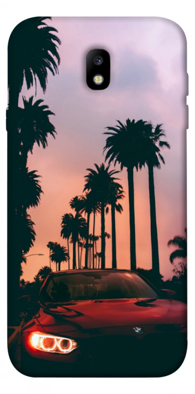 Чехол itsPrint BMW at sunset для Samsung J730 Galaxy J7 (2017), авто, купить оптом с доставкой