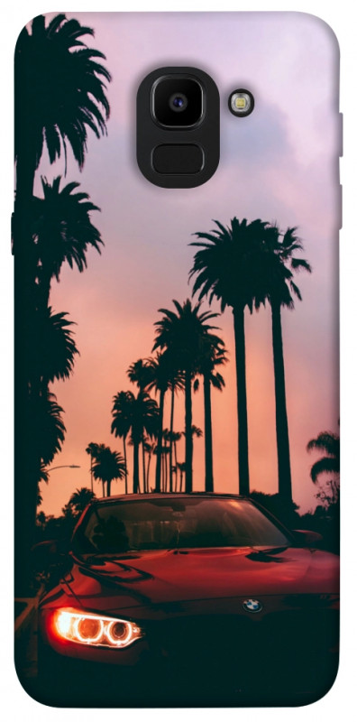 Чехол itsPrint BMW at sunset для Samsung J600F Galaxy J6 (2018), авто, купить оптом с доставкой