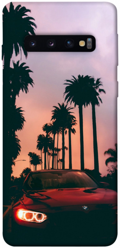 Чехол itsPrint BMW at sunset для Samsung Galaxy S10, авто, купить оптом с доставкой