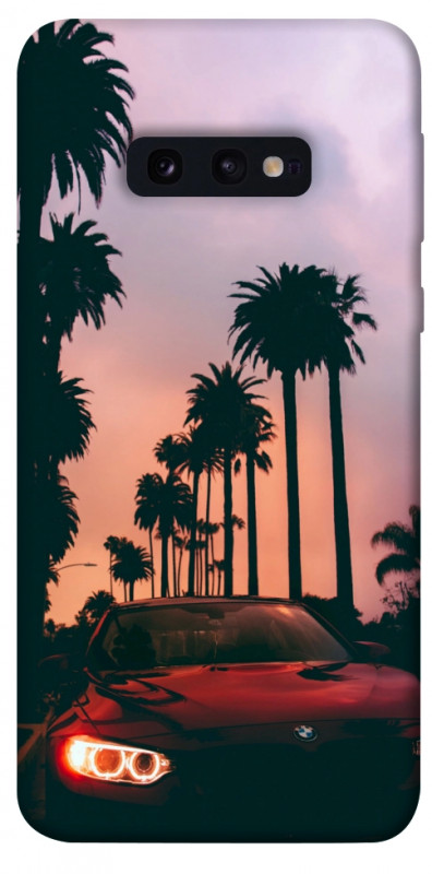 Чехол itsPrint BMW at sunset для Samsung Galaxy S10e, авто, купить оптом с доставкой