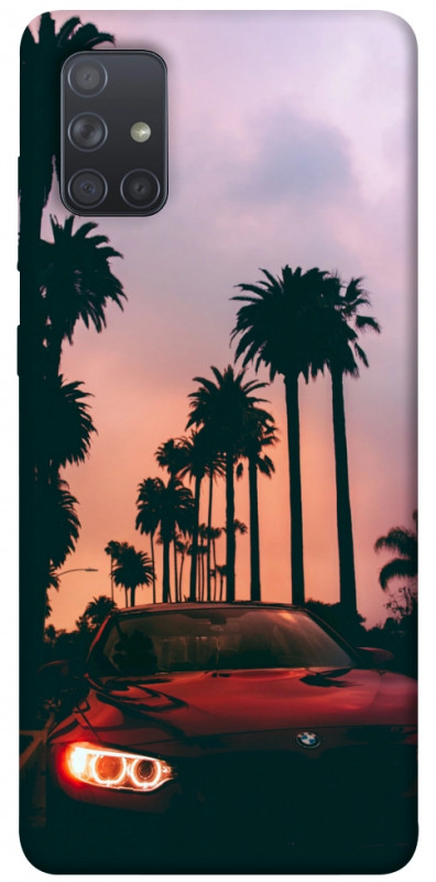 Чехол itsPrint BMW at sunset для Samsung Galaxy A71, авто, купить оптом с доставкой