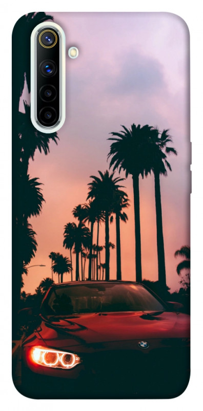 Чехол itsPrint BMW at sunset для Realme 6, авто, купить оптом с доставкой