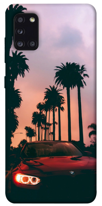 Чехол itsPrint BMW at sunset для Samsung Galaxy A31, авто, купить оптом с доставкой