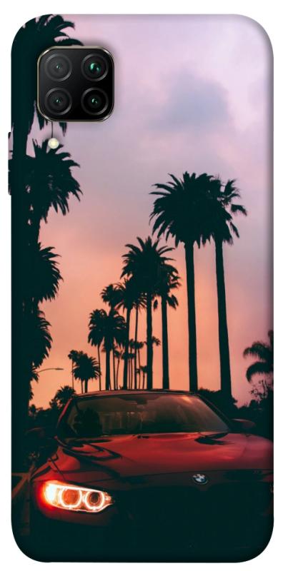 Чехол itsPrint BMW at sunset для Huawei P40 Lite, авто, купить оптом с доставкой