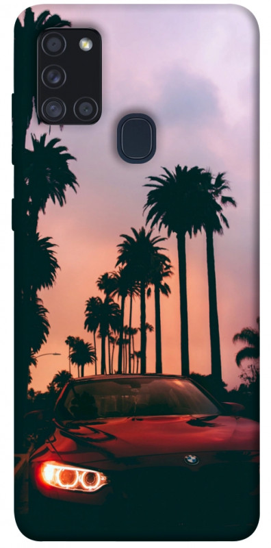Чехол itsPrint BMW at sunset для Samsung Galaxy A21s, авто, купить оптом с доставкой