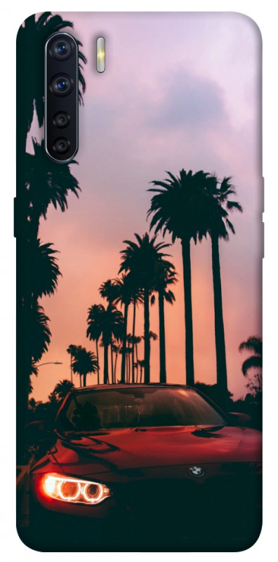 Чехол itsPrint BMW at sunset для Oppo A91, авто, купить оптом с доставкой