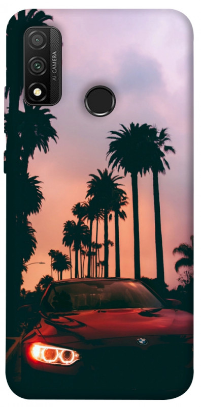 Чехол itsPrint BMW at sunset для Huawei P Smart (2020), авто, купить оптом с доставкой
