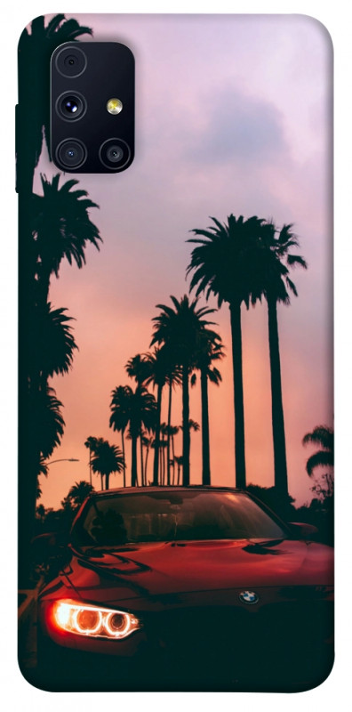 Чехол itsPrint BMW at sunset для Samsung Galaxy M31s, авто, купить оптом с доставкой
