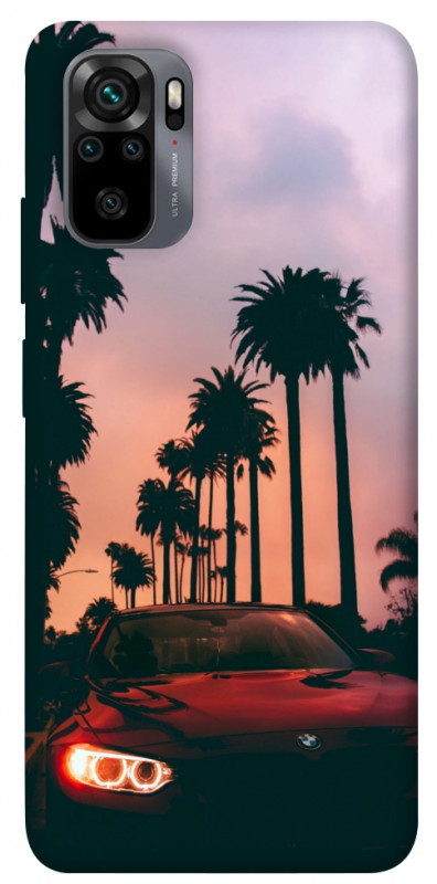Чехол itsPrint BMW at sunset для Xiaomi Redmi Note 10 / Note 10s, авто, купить оптом с доставкой