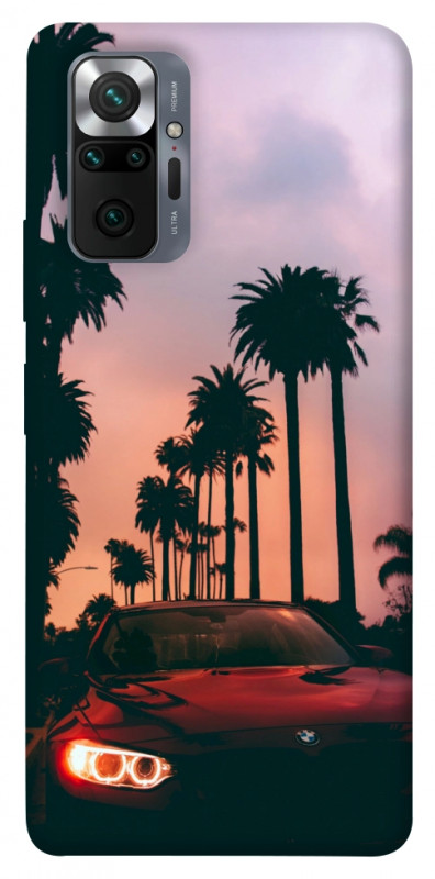 Чехол itsPrint BMW at sunset для Xiaomi Redmi Note 10 Pro, авто, купить оптом с доставкой