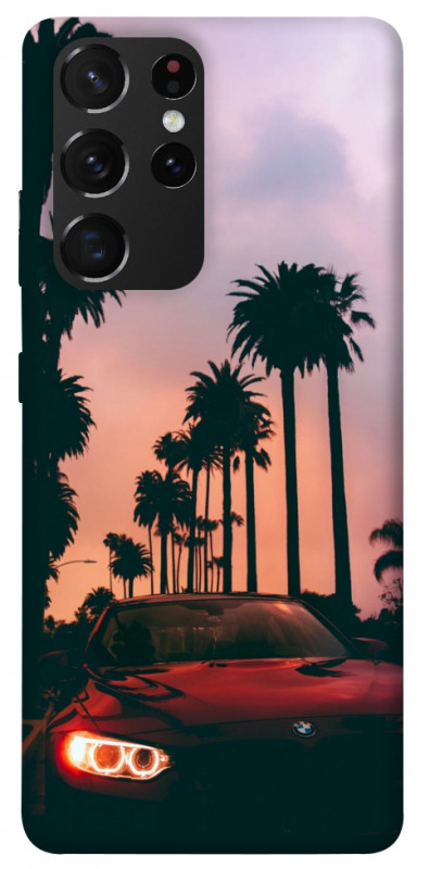 Чехол itsPrint BMW at sunset для Samsung Galaxy S21 Ultra, авто, купить оптом с доставкой