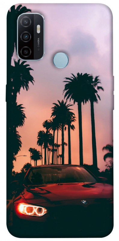 Чохол itsPrint BMW at sunset для Oppo A53 / A32 / A33, авто, купити оптом з доставкою