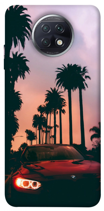Чехол itsPrint BMW at sunset для Xiaomi Redmi Note 9 5G / Note 9T, авто, купить оптом с доставкой