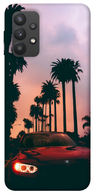 Чехол itsPrint BMW at sunset для Samsung Galaxy A32 (A325F) 4G, авто, купить оптом с доставкой