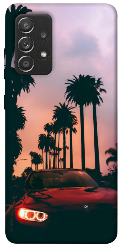 Чехол itsPrint BMW at sunset для Samsung Galaxy A52 4G / A52 5G, авто, купить оптом с доставкой