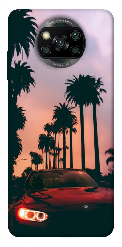 Чехол itsPrint BMW at sunset для Xiaomi Poco X3 NFC / Poco X3 Pro, авто, купить оптом с доставкой