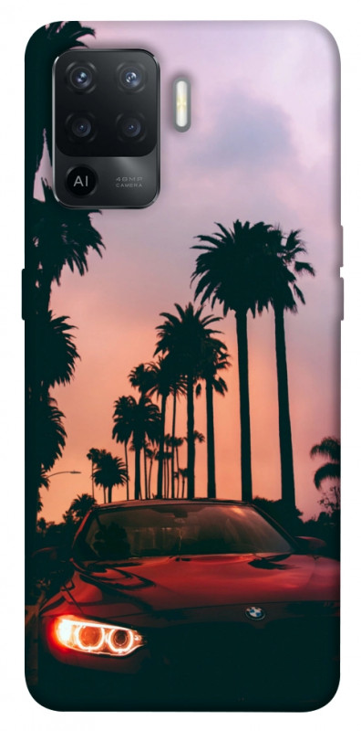 Чехол itsPrint BMW at sunset для Oppo Reno 5 Lite, авто, купить оптом с доставкой