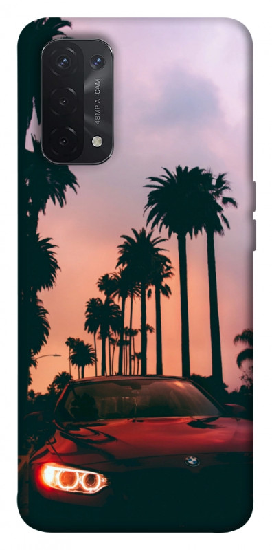 Чохол itsPrint BMW at sunset для Oppo A54 4G, авто, купити оптом з доставкою