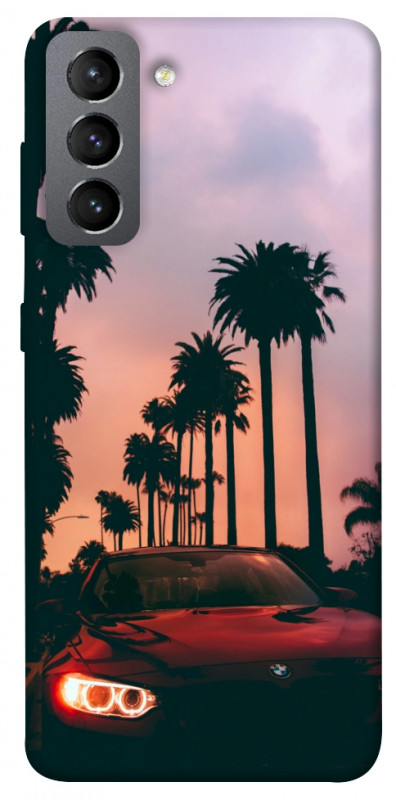 Чехол itsPrint BMW at sunset для Samsung Galaxy S21 FE, авто, купить оптом с доставкой