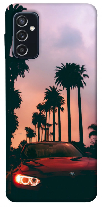 Чохол itsPrint BMW at sunset для Samsung Galaxy M52, авто, купити оптом з доставкою