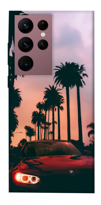 Чехол itsPrint BMW at sunset для Samsung Galaxy S22 Ultra, авто, купить оптом с доставкой