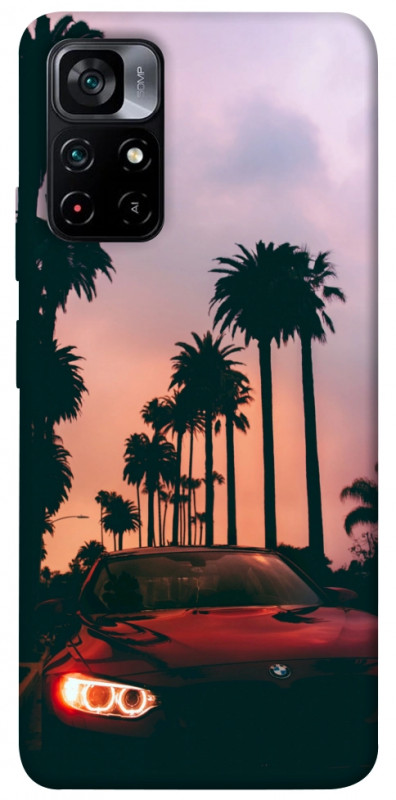 Чехол itsPrint BMW at sunset для Xiaomi Poco M4 Pro 5G, авто, купить оптом с доставкой