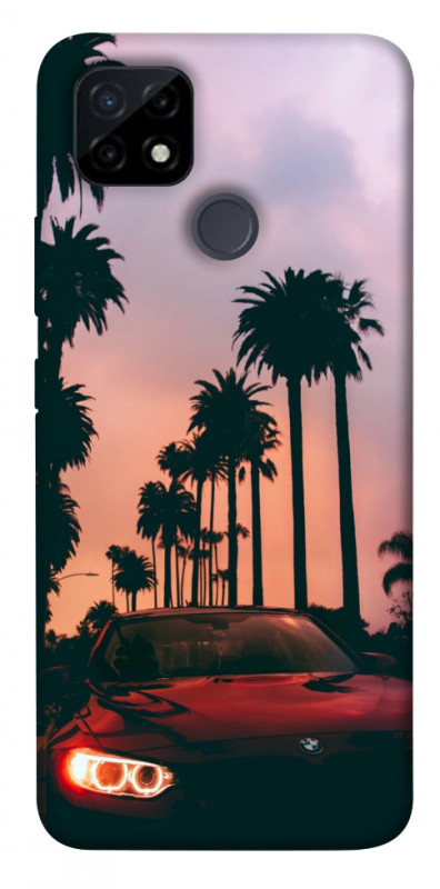 Чехол itsPrint BMW at sunset для Realme C21Y, авто, купить оптом с доставкой