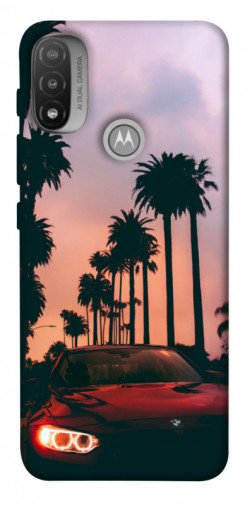 Чехол itsPrint BMW at sunset для Motorola Moto E20