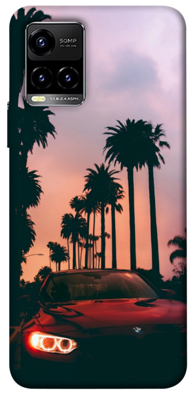 Чехол itsPrint BMW at sunset для Vivo Y21 / Y33s, авто, купить оптом с доставкой