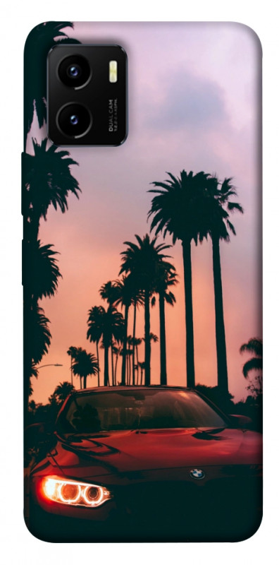 Чехол itsPrint BMW at sunset для Vivo Y15s, авто, купить оптом с доставкой