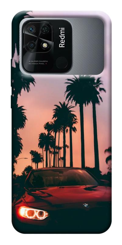 Чехол itsPrint BMW at sunset для Xiaomi Redmi 10C, авто, купить оптом с доставкой