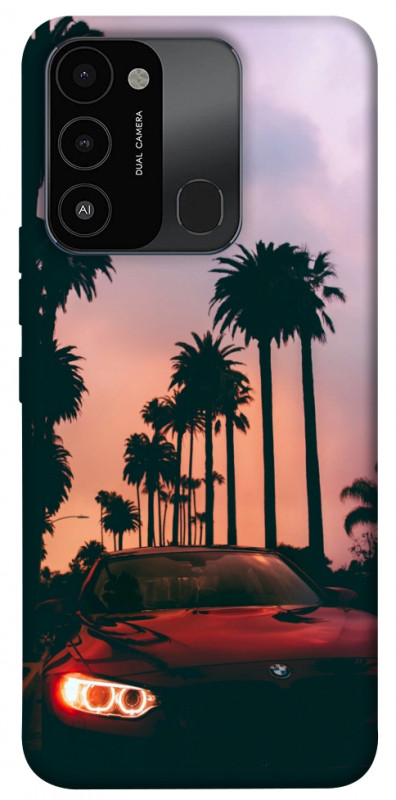 Чехол itsPrint BMW at sunset для TECNO Spark 8C, авто, купить оптом с доставкой