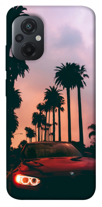Чехол itsPrint BMW at sunset для Xiaomi Poco M5, авто, купить оптом с доставкой