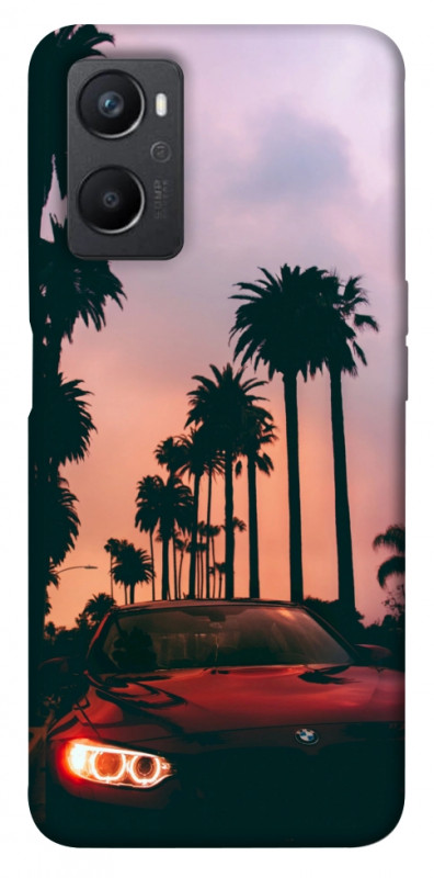 Чехол itsPrint BMW at sunset для Oppo A96, авто, купить оптом с доставкой