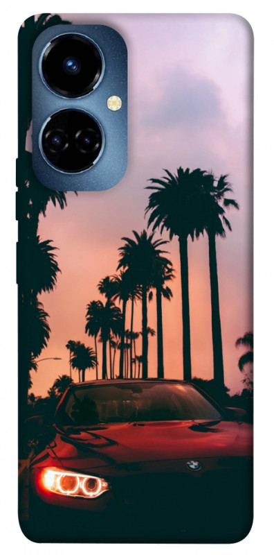 Чехол itsPrint BMW at sunset для TECNO Camon 19 (CI6n) / 19 Pro (CI8n), авто, купить оптом с доставкой