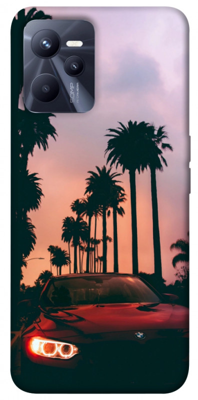 Чехол itsPrint BMW at sunset для Realme C35, авто, купить оптом с доставкой