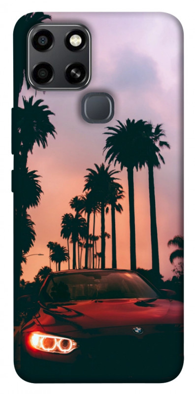 Чехол itsPrint BMW at sunset для Infinix Smart 6, авто, купить оптом с доставкой