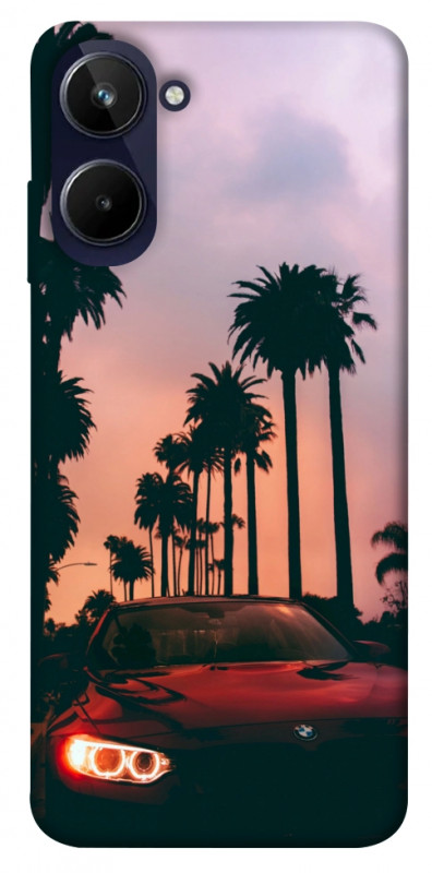 Чехол itsPrint BMW at sunset для Realme 10 4G, авто, купить оптом с доставкой