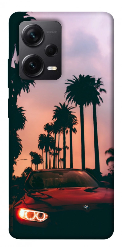 Чехол itsPrint BMW at sunset для Xiaomi Redmi Note 12 Pro+ 5G, авто, купить оптом с доставкой