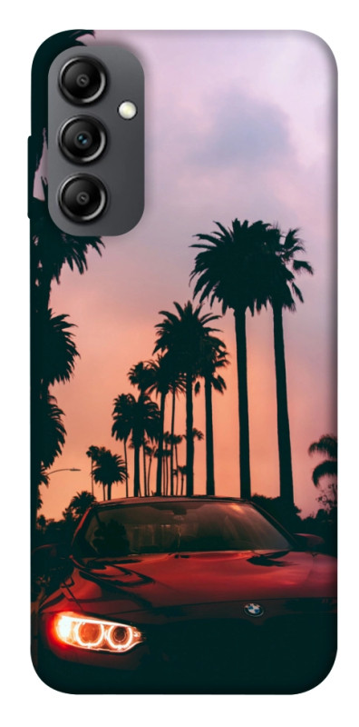 Чехол itsPrint BMW at sunset для Samsung Galaxy A14 4G/5G, авто, купить оптом с доставкой