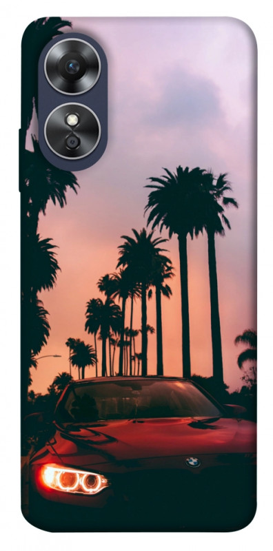 Чехол itsPrint BMW at sunset для Oppo A17, авто, купить оптом с доставкой