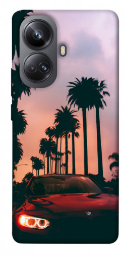 Чехол itsPrint BMW at sunset для Realme 10 Pro+