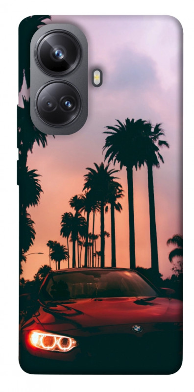 Чехол itsPrint BMW at sunset для Realme 10 Pro+, авто, купить оптом с доставкой