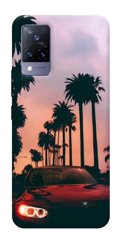 Чохол itsPrint BMW at sunset для Vivo V21, авто, купити оптом з доставкою